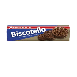 Biscotello (Biscuits fourrés crème cacao) Papadopoulos 200g