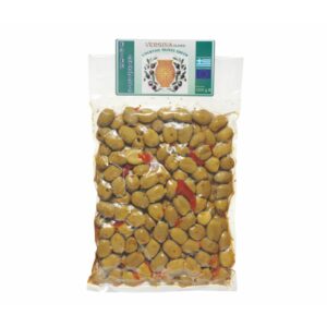 Olives vertes piquantes dénoyautées (141-160) Vergina 1kg