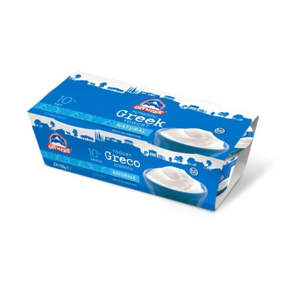 Yoghourt grec au lait de vache Olympus 2x150g