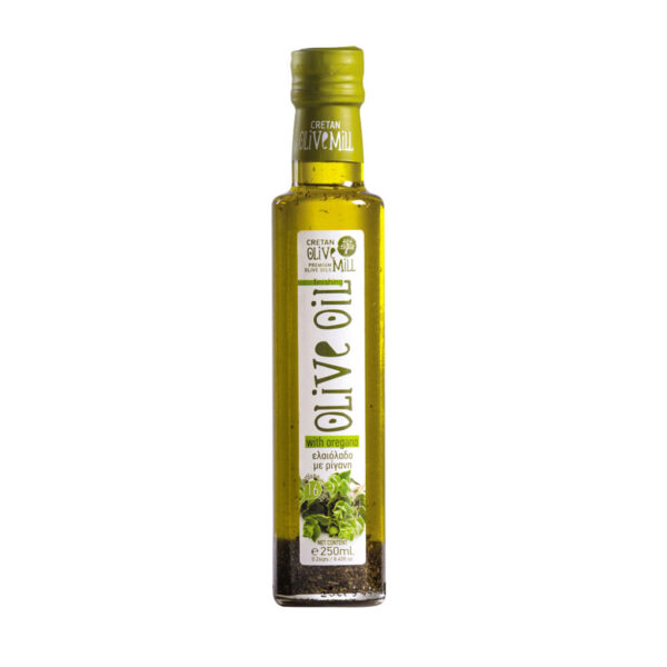 Huile d'olive extra vierge à l'origan Cretan Olive Mill 25cl