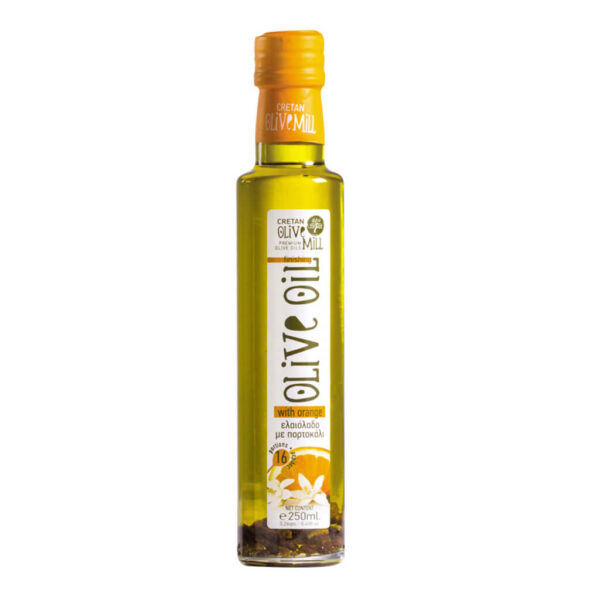 Huile d'olive extra vierge à l'orange Cretan Olive Mill 25cl
