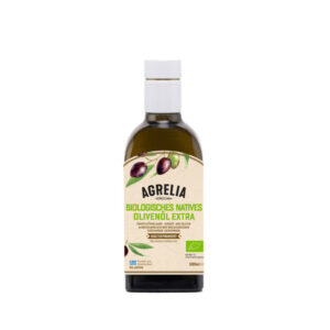 Huile d'olive extra vierge BIO Agrelia Cretan Olive Mill bouteille en verre 50cl