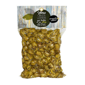 Olives vertes citronnées dén.101-110 HC1kg