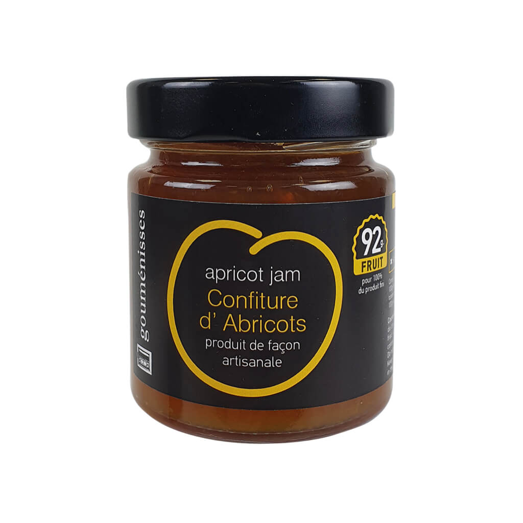 Confiture d'abricot en bocal 220g