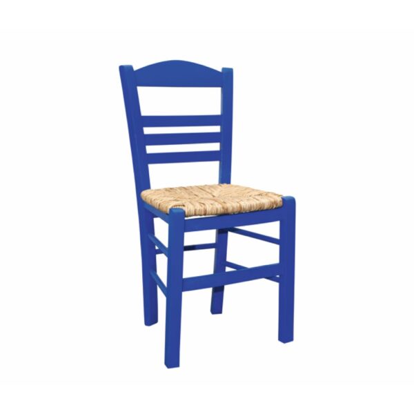 Chaises bleu foncé en bois